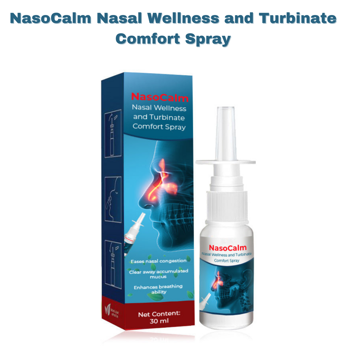 Nasocalm Nasal Wellness And Turbinate Comfort Spray – Mendio